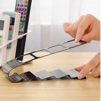 Giá Để Điều Khiển TiVi Điều Hòa Bằng Nhựa, Kệ Để Remote Điều Khiển 4 Ngăn Tiện Lợi