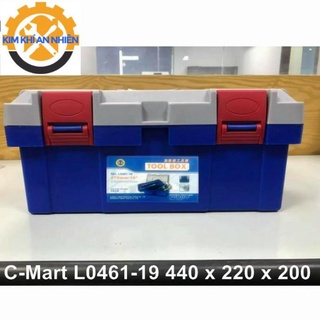 Thùng đồ nghề nhựa c-mart l0461-19 440 x 220 x 200