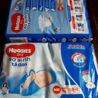 Tã dán huggies sz NB58+2 ( mẫu mới )