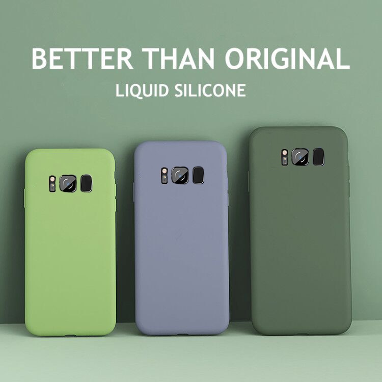 Ốp Điện Thoại Silicon Dạng Lỏng Mềm Mịn Cho SamSung Galaxy S10 S9 S8 Note 10 Plus 9 8 S10E S 7 10Plus