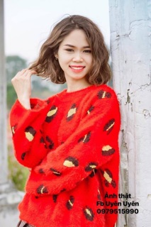Áo len đỏ Quảng Châu