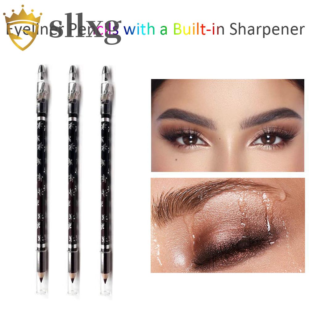 Bút kẻ lông mày 2 màu đen nâu chống thấm nước
 | BigBuy360 - bigbuy360.vn