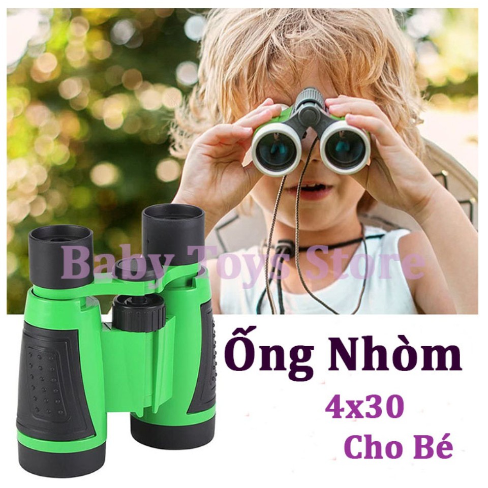 【New】g nhòm cho bé 4x30 có dây treo cổ - Đồ chơi trẻ em ống nhòm siêu xa cao cấp - Quà tặng sinh nhật cho bé trai bé gái