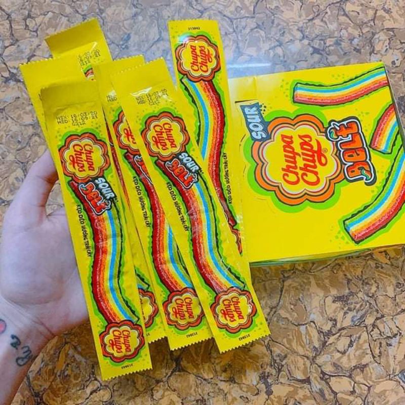 Kẹo dẻo cầu vồng Chupa Chups vị trái cây🌈🌈🌈