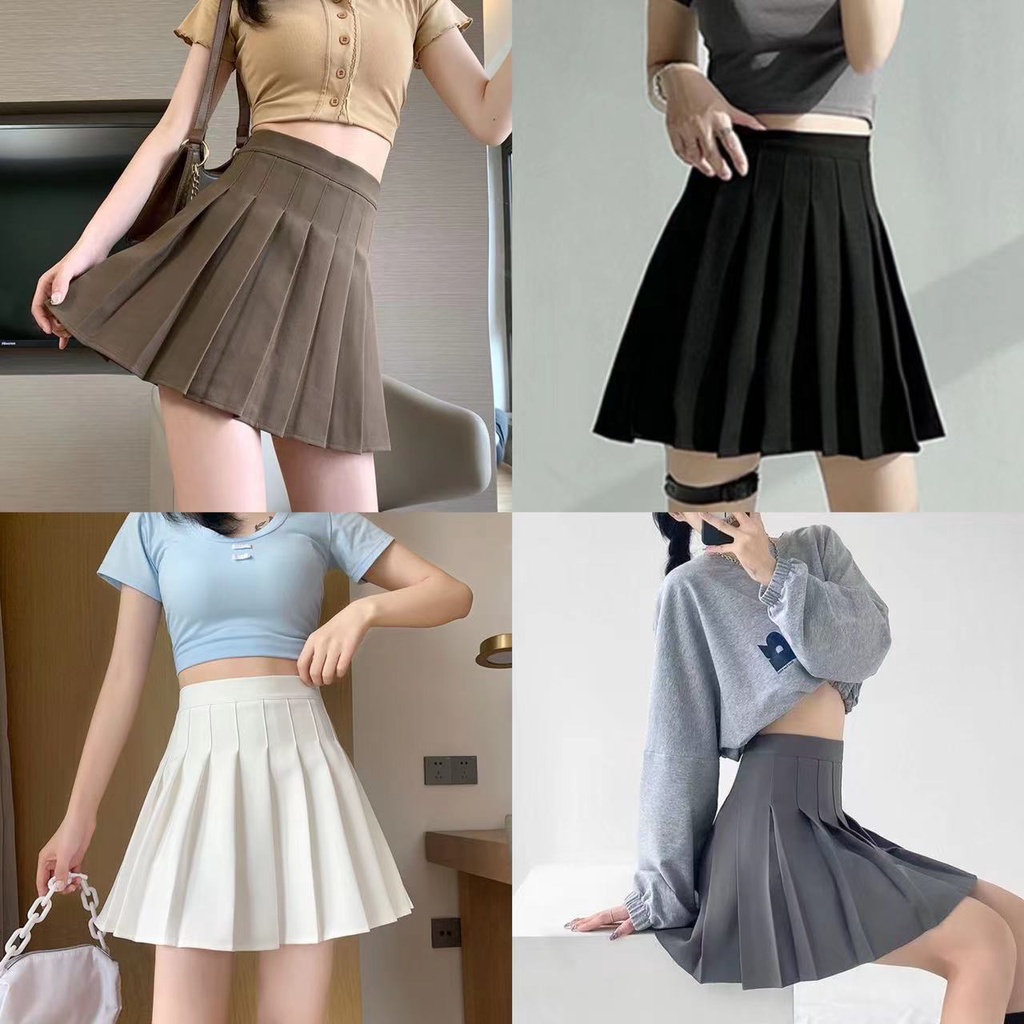 Chân váy xếp ly đáng yêu phong cách năng động thời trang cho nữ