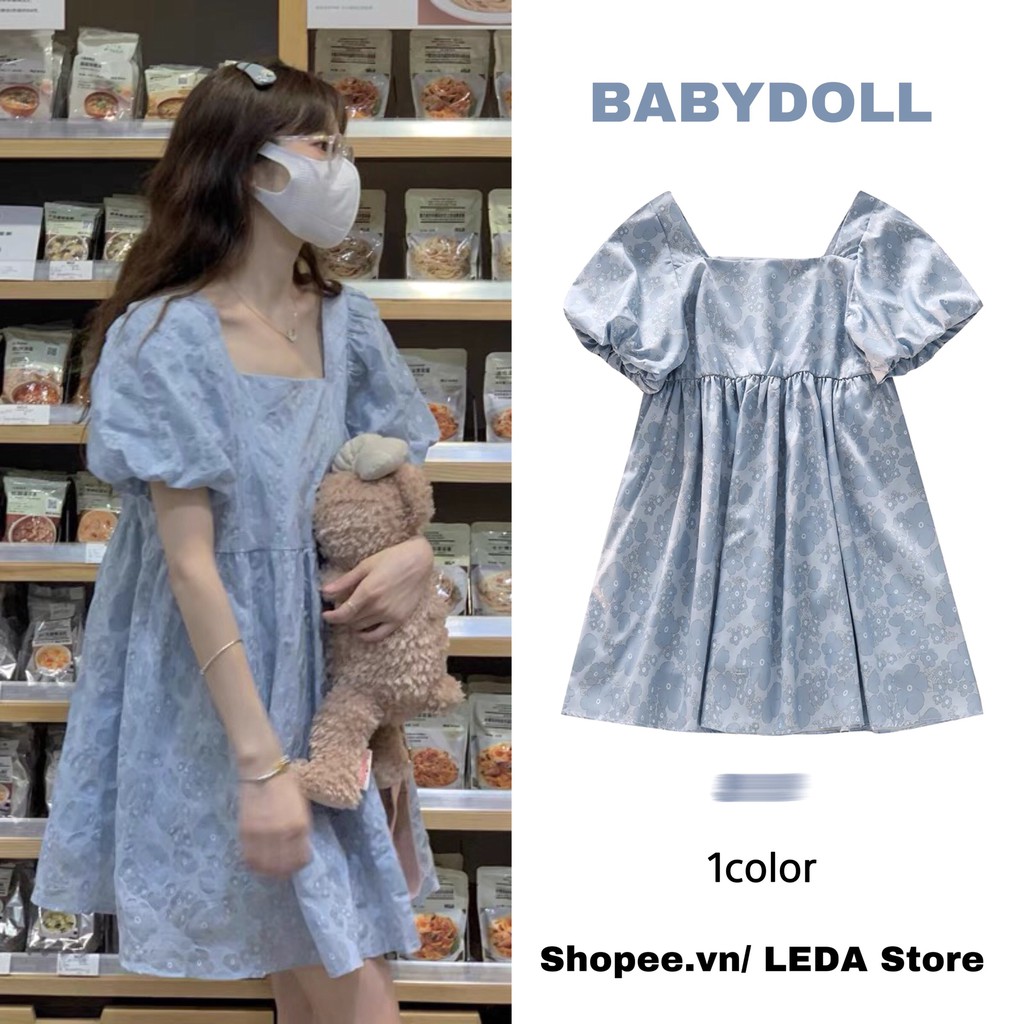 Đầm Dự Tiệc/Form/Đi Chơi - Đầm BabyDoll Nàng Thơ- leda