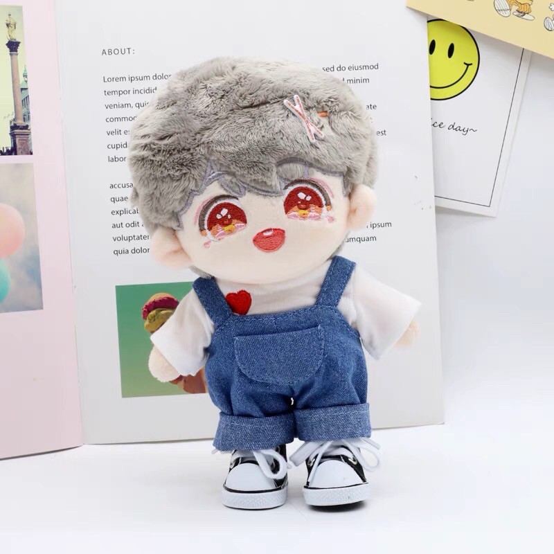 Set áo yếm cho doll 20cm