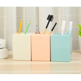 Ống cắm bút nhựa nhiều ngăn CB23 ống cắm bút văn phòng ống đựng bút pastel dễ thương