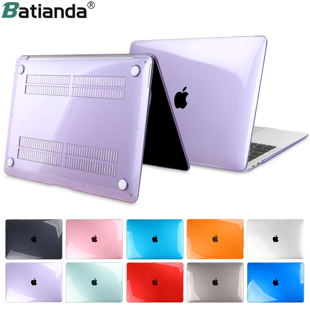 Ốp Batianda Trong Suốt Cho MacBook Air Pro Retina A1502 A1425 A1398 A1278 A1534 A1465 11 12 13 15 16inch 2009-2020