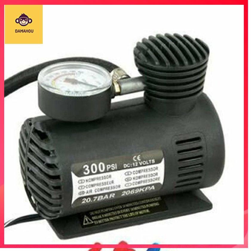 Máy nén khí di động mini Dc12V 300Psi Máy bơm hơi lốp xe điện