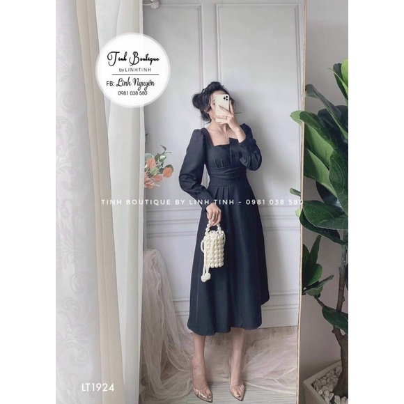 ĐẦM TRƠN ĐI TIỆC DÁNG DÀI ( 3 màu)