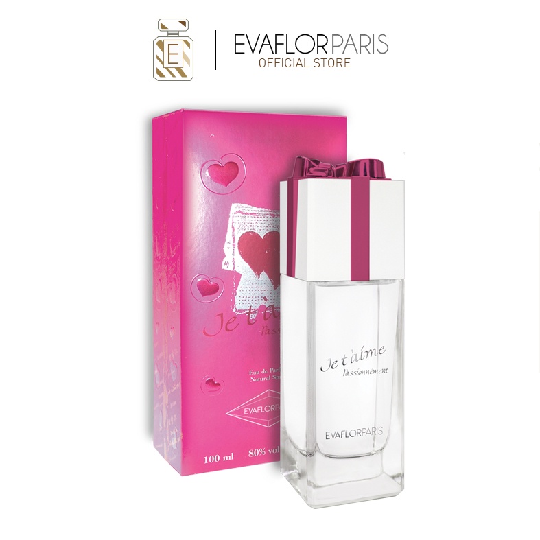 Nước hoa nữ Evaflor Je T’aime Passionnément ngọt ngào, nữ tính 100ml
