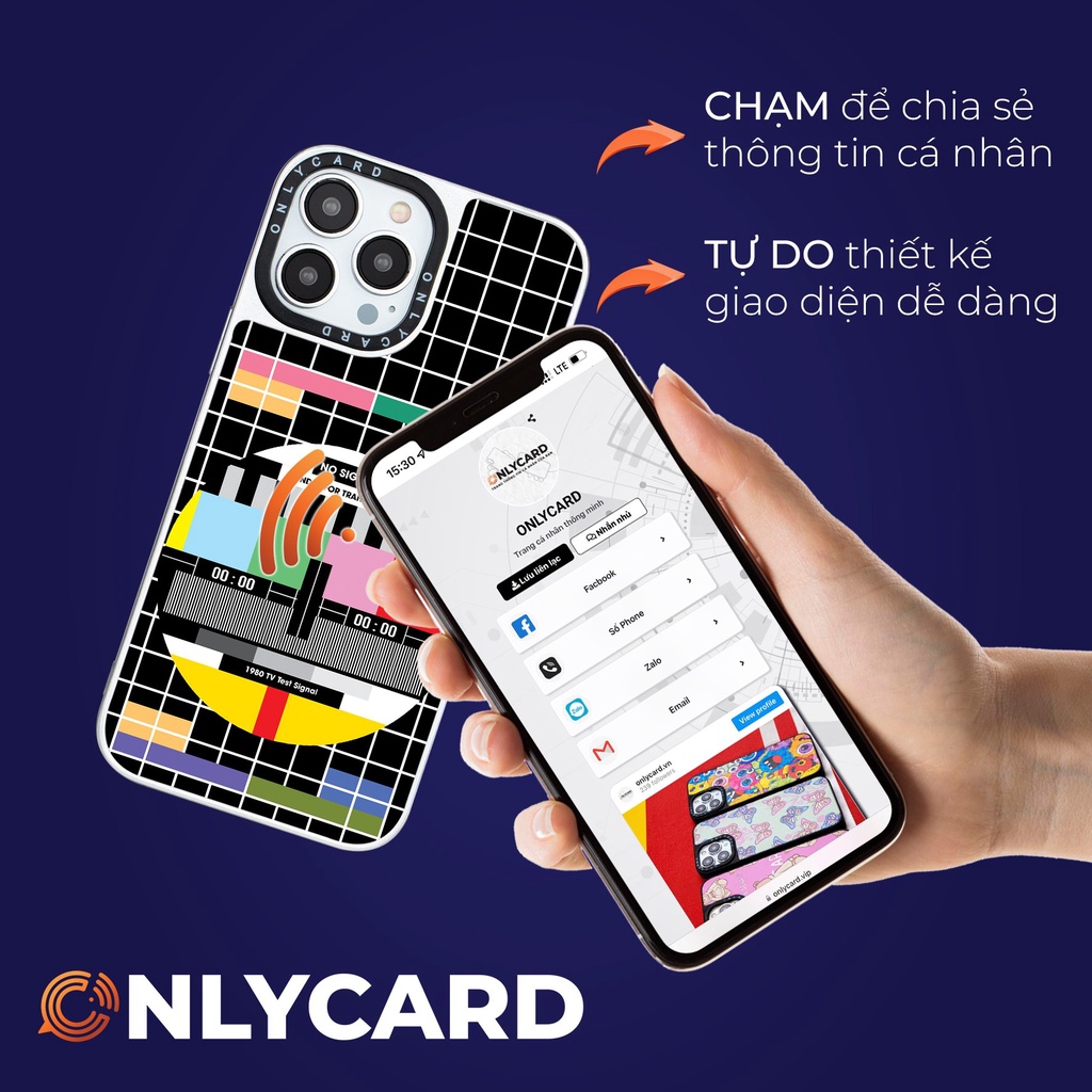 Ốp lưng thông minh ONLYCARD_1980 TV_53/Dành cho các dòng IPhone 7/7plus/8/8plus/x/xr/xs/11/12/13/pro/promax