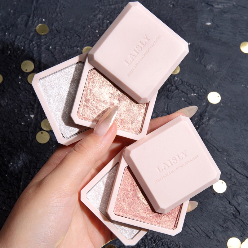 Les LÊ ĐÔI Cao Ánh Sáng Khoai Tây Nghiền Lưới Kim Cương Đỏ Gừng Long Lanh Sáng Ánh Sáng Cao Blush Một Sửa Chữa gcS3 | BigBuy360 - bigbuy360.vn