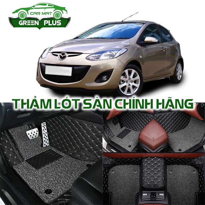 [Da cao cấp Diamond] Thảm lót sàn ô tô 6D Mazda 2s 2012-2014