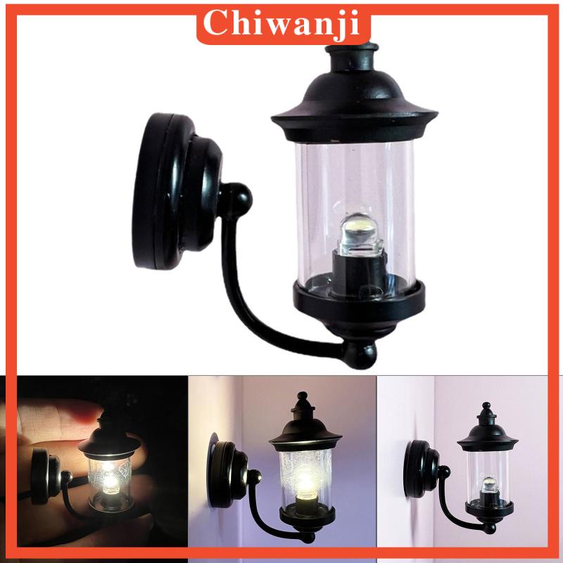 Đèn gắn tường ánh sáng trắng ấm áp trang trí nhà búp bê 12th