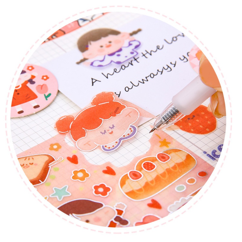 Bộ Sticker Dán Trang Trí Sáng Tạo Dễ Thương Cho Các Bé