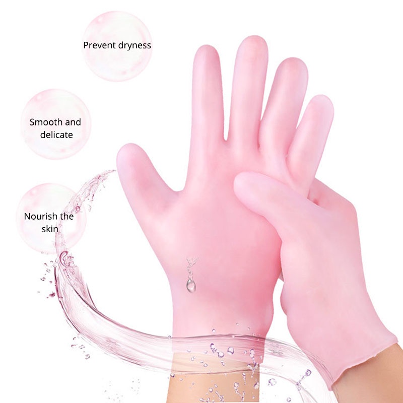 1 Đôi găng tay / vớ silicone tẩy tế bào chết chống khô da