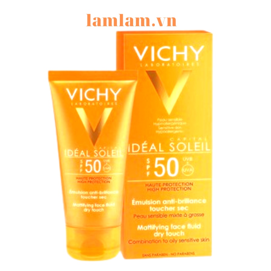 Kem chống nắng Vichy Laboratoires Capital Ideal Soleil SPF 50 - Pháp (chính hãng)