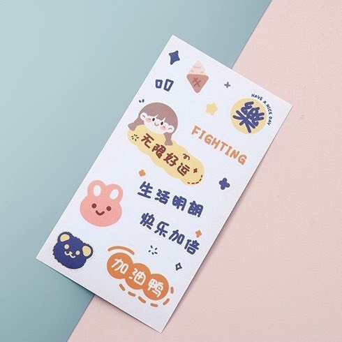 Miếng dán sticker trang trí Cô Gái