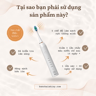 Bàn chải điện Shiny Premium