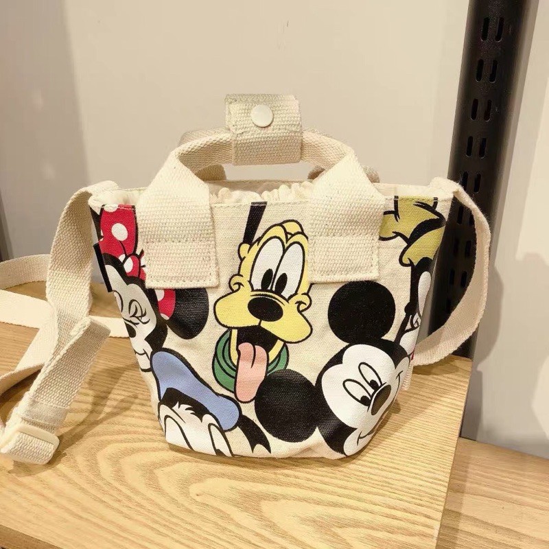 Túi Canvas zara in hình chuột mickey TQXK, HÀNG CÓ SẴN