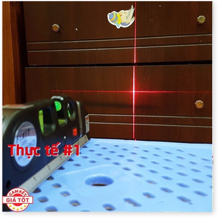 Thước thủy Nivo laser đa năng, Cân mực laser, thước kéo