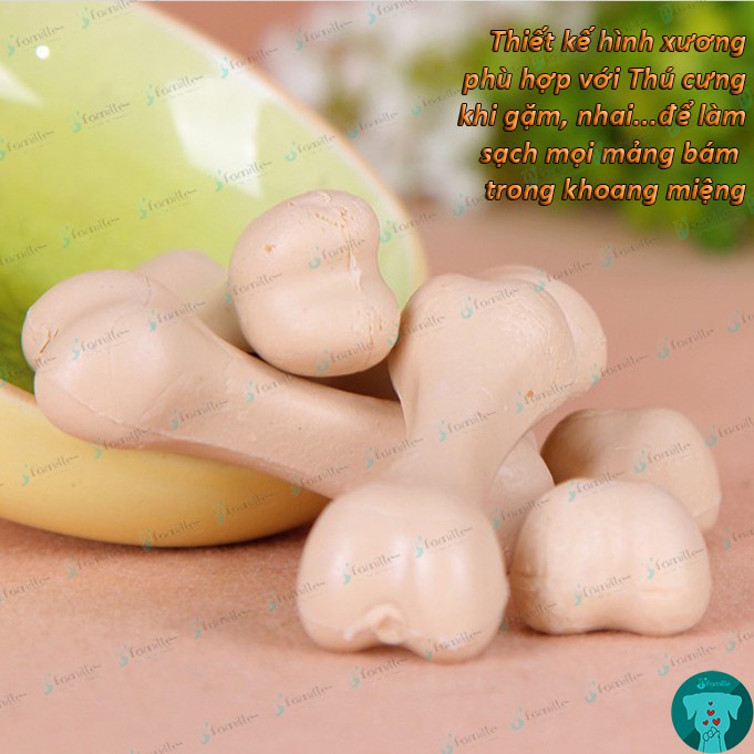 [BEST SELLER]Xương Gặm Phô Mai Cho Chó, Sạch Răng, Thơm Miệng, Chắc Răng, Bánh Thưởng Cho Thú Cưng JFamille. JF73