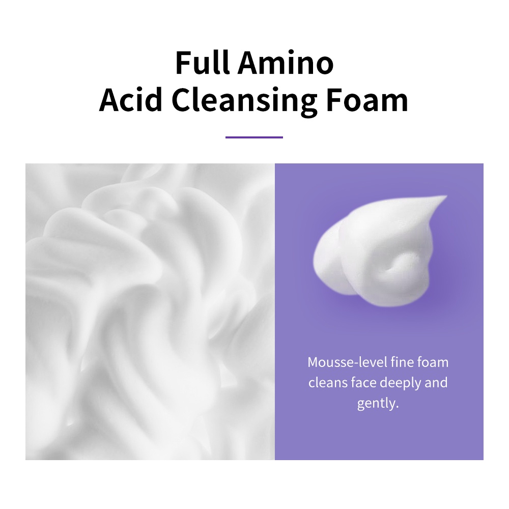 Sữa rửa mặt tạo bọt Amino Acid Lanbena làm dịu phù hợp cho da nhạy cảm 100ml