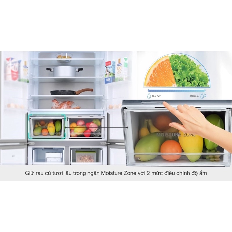 Tủ lạnh Toshiba Inverter 511 lít GR-RF610WE-PGV(22)-XK Chỉ Vận Chuyển Ngoài