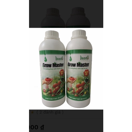 Cặp dung dịch dinh dưỡng thuỷ canh Grow Master cho cây ăn quả