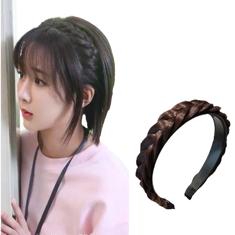 Băng Đô Cài Tóc Giả VÀNH TO Thời Trang Phong Cách Hàn Quốc [ MÃ C106 - BỜM ]