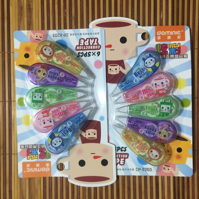 5 cây bút xoá kéo .