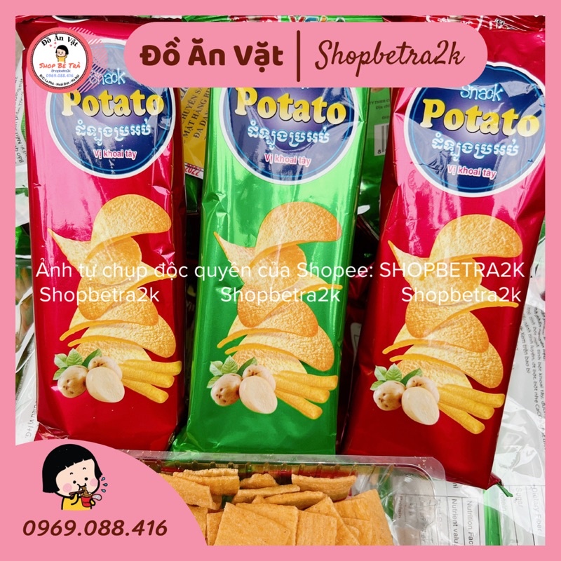 Snack Vị Khoai Tây Potato giòn thơm