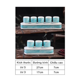 BỘ THỜ CÚNG SỨ HỌA TIẾT ĐÁ HOA CƯƠNG XANH CAO CẤP