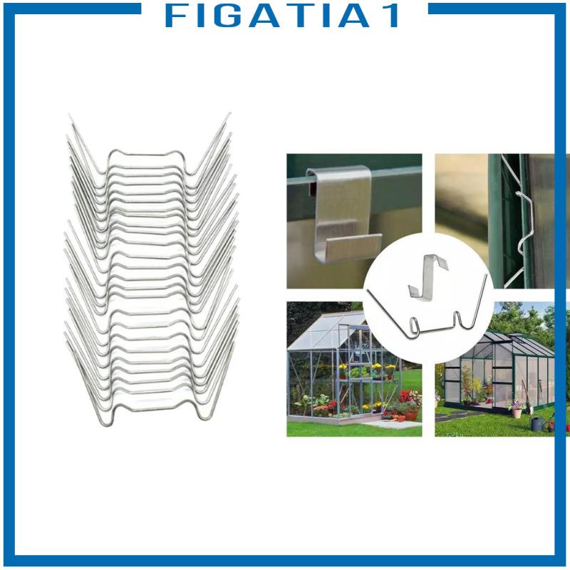 Set 1 / 25 Kẹp Kính Bằng Thép Không Gỉ Thay Thế Cho Nhà Kính