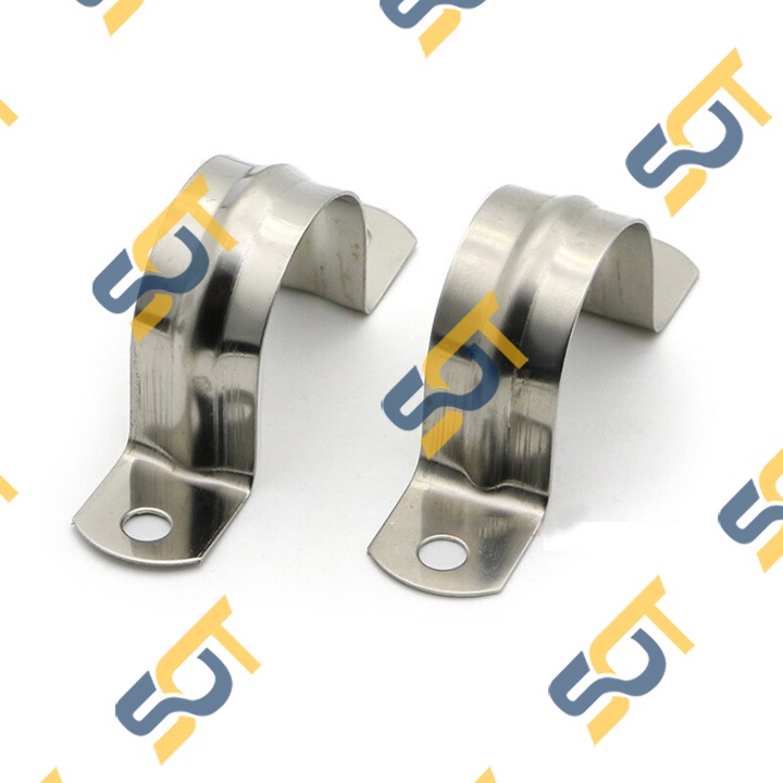 Cùm Ôm Ống, Đai Ôm Ống Omega, Đai Kẹp Ống Inox Giá Rẻ - Túi 10