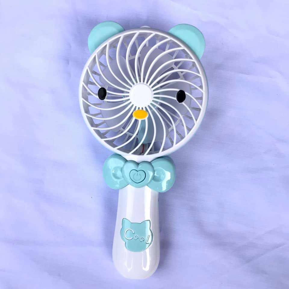 QUẠT KITTY MINI FAN CẦM TAY TÍCH ĐIỆN