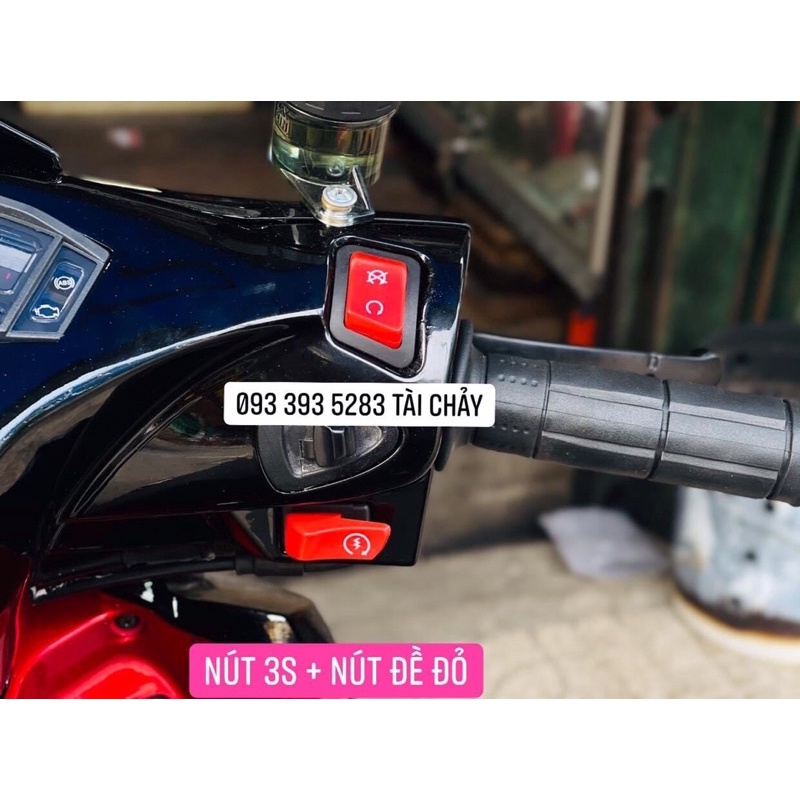 COMBO NÚT ĐỀ + NÚT 3S TẮT MÁY GẮN CHO VISION 2015 - 2023 / VARIO 2017 / AB / LEAD 2017 - 2023 / SH 2017 - 2024