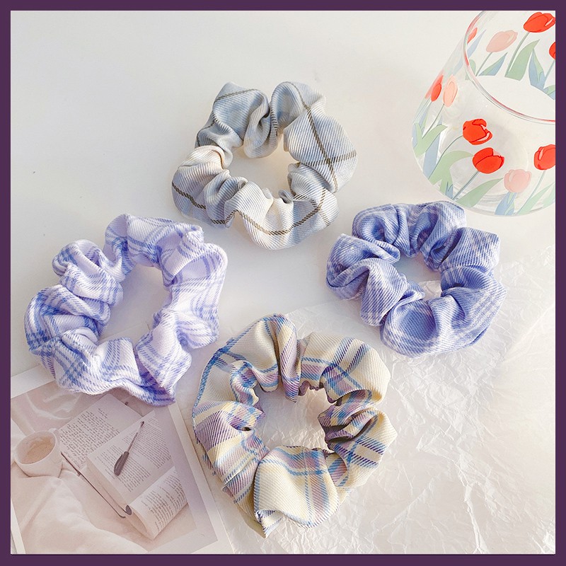 3/4/5 Dây Buộc Tóc Cao Su Kiểu Hàn Quốc Đơn Giản Dễ Thương