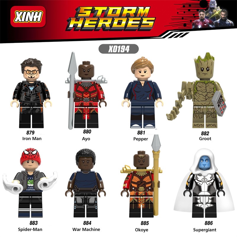 Mô Hình Nhân Vật Siêu Anh Hùng Minifigures
