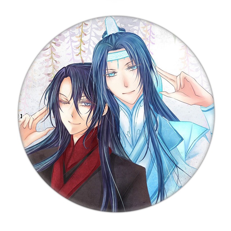 Huy Hiệu Cài Áo / Ba Lô Họa Tiết Anime mo dao zu shi Lan Zhan Wei Ying