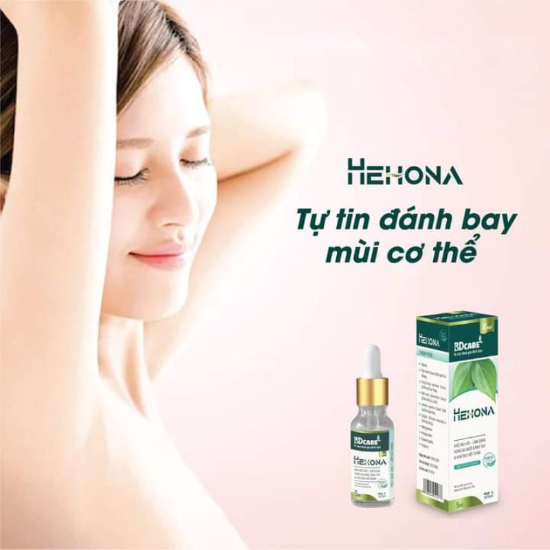 Hehona khử mùi hôi nách hôi chân 5ml