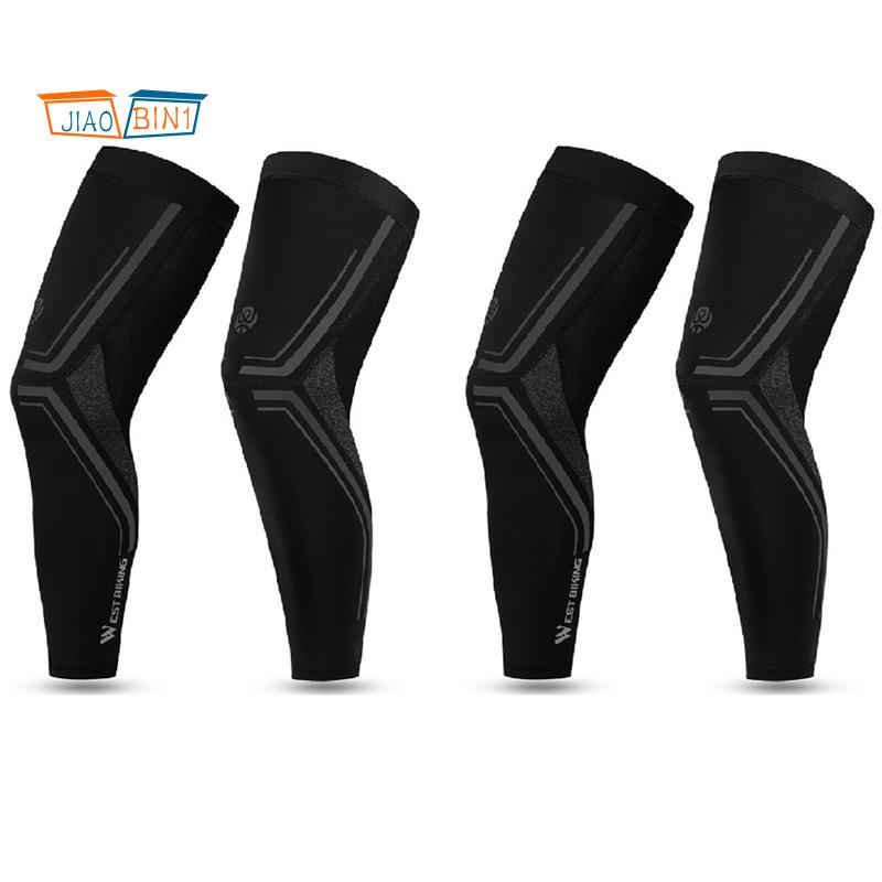 Set 2 đôi tất ống chân thể thao thoáng khí chống tia UV cho nam và nữ