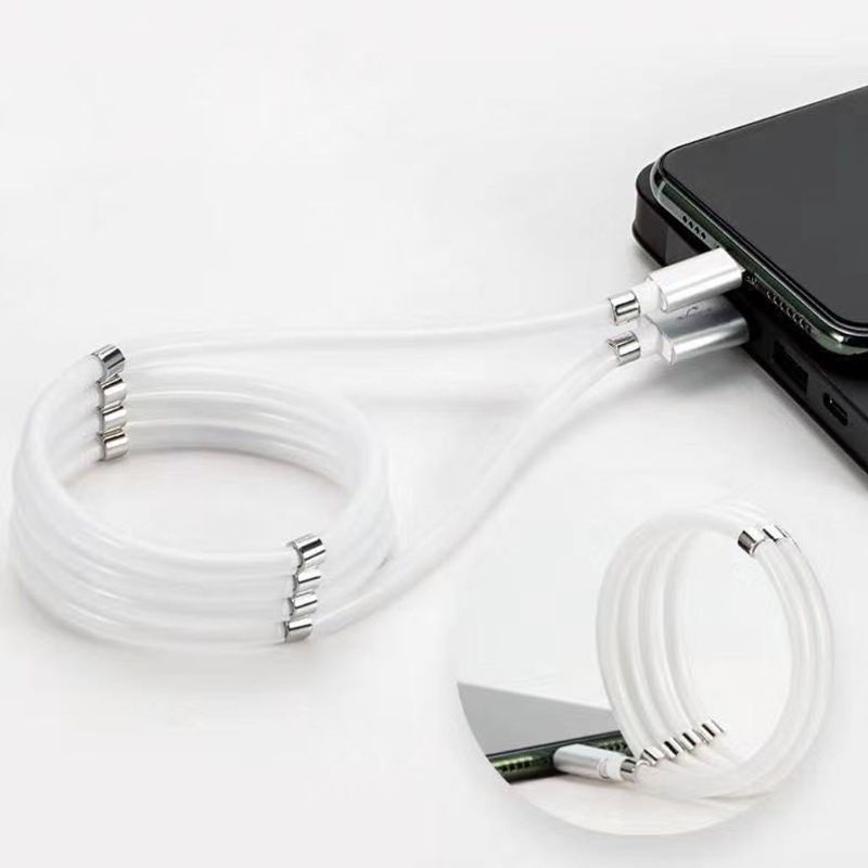 Dây Cáp Sạc Nhanh Nam Châm Hút Xoay 360 Độ