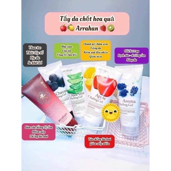 Tẩy Da Chết Hoa Quả Ahara