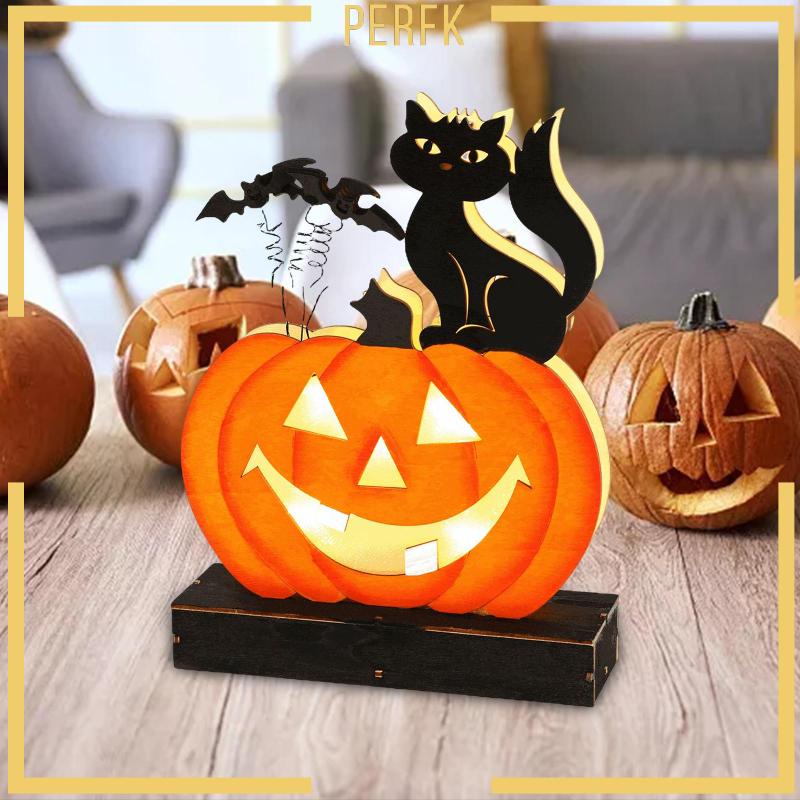 Bí Ngô Trang Trí Halloween Có Đèn Sáng