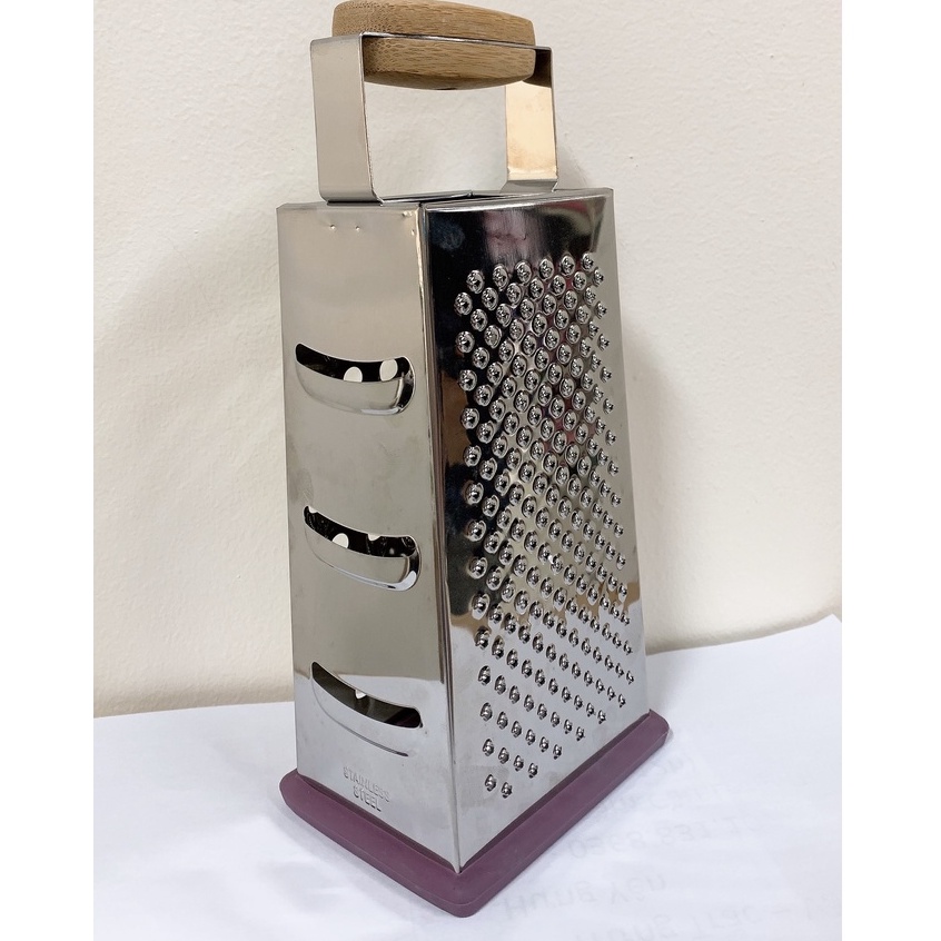 Bào Inox 4 mặt tay gỗ