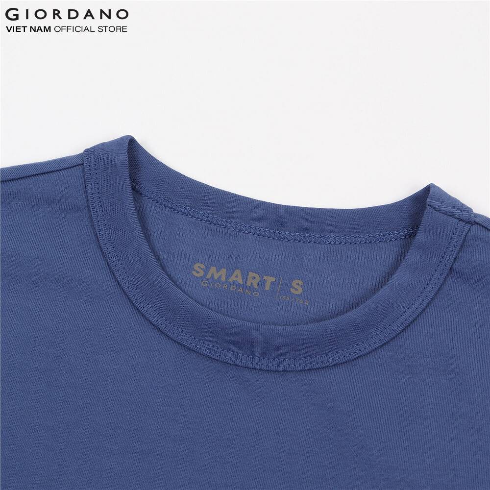 Áo thun ngắn tay cổ tròn nữ Giordano 05320246