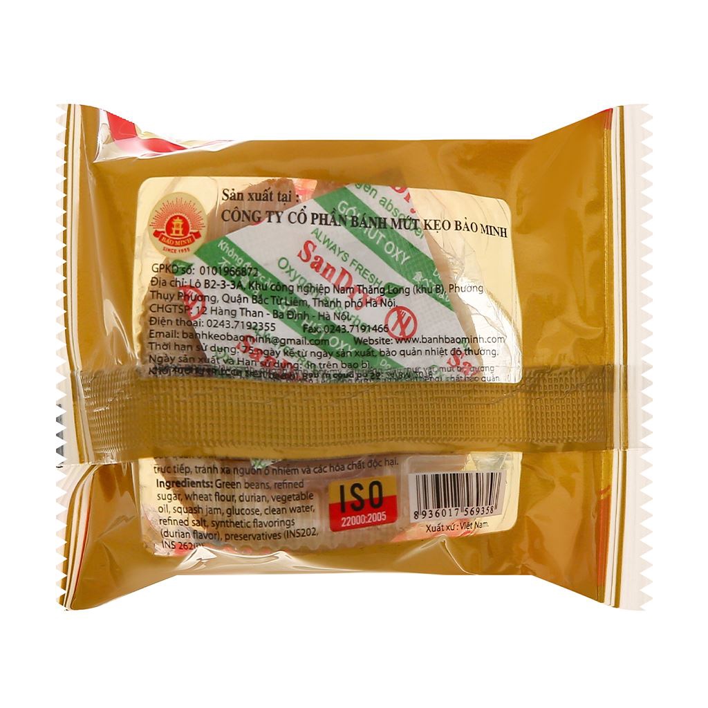 Bánh Pía Chay Đậu Xanh Sầu Riêng  - BẢO MINH